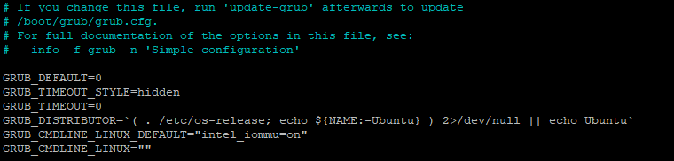 Linux kernel boot parameters (Intel)