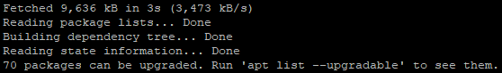 Updating all packages metadata