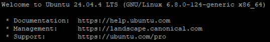 Ubuntu booted into the new Linux kernel version