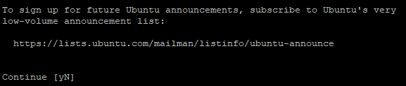 Initiate Ubuntu upgrade