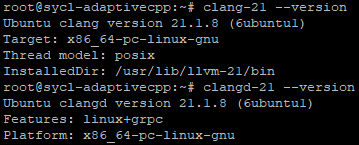 Output of some LLVM tools Terminal output showing versions of some LLVM tools