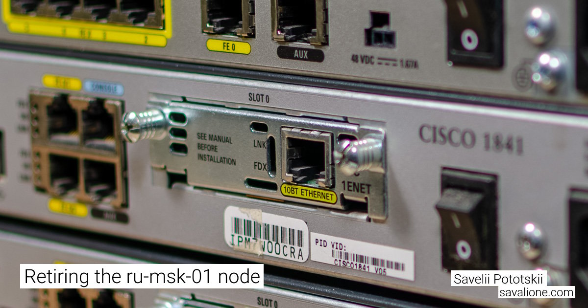 A blurred photo of a Cisco 1841 with an obsolete 10BT Ethernet module signifying a terrible network connection A blurred photo of a Cisco 1841 with an obsolete 10BT Ethernet module signifying a terrible network connection