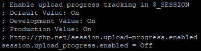 Disabling session upload progress on PHP-FPM Disabling session upload progress on PHP-FPM