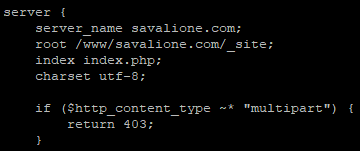 Refusing all multipath requests - nginx Refusing all multipath requests - nginx